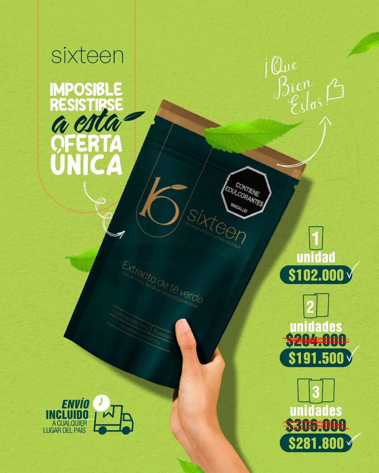 Té verde Sixteen